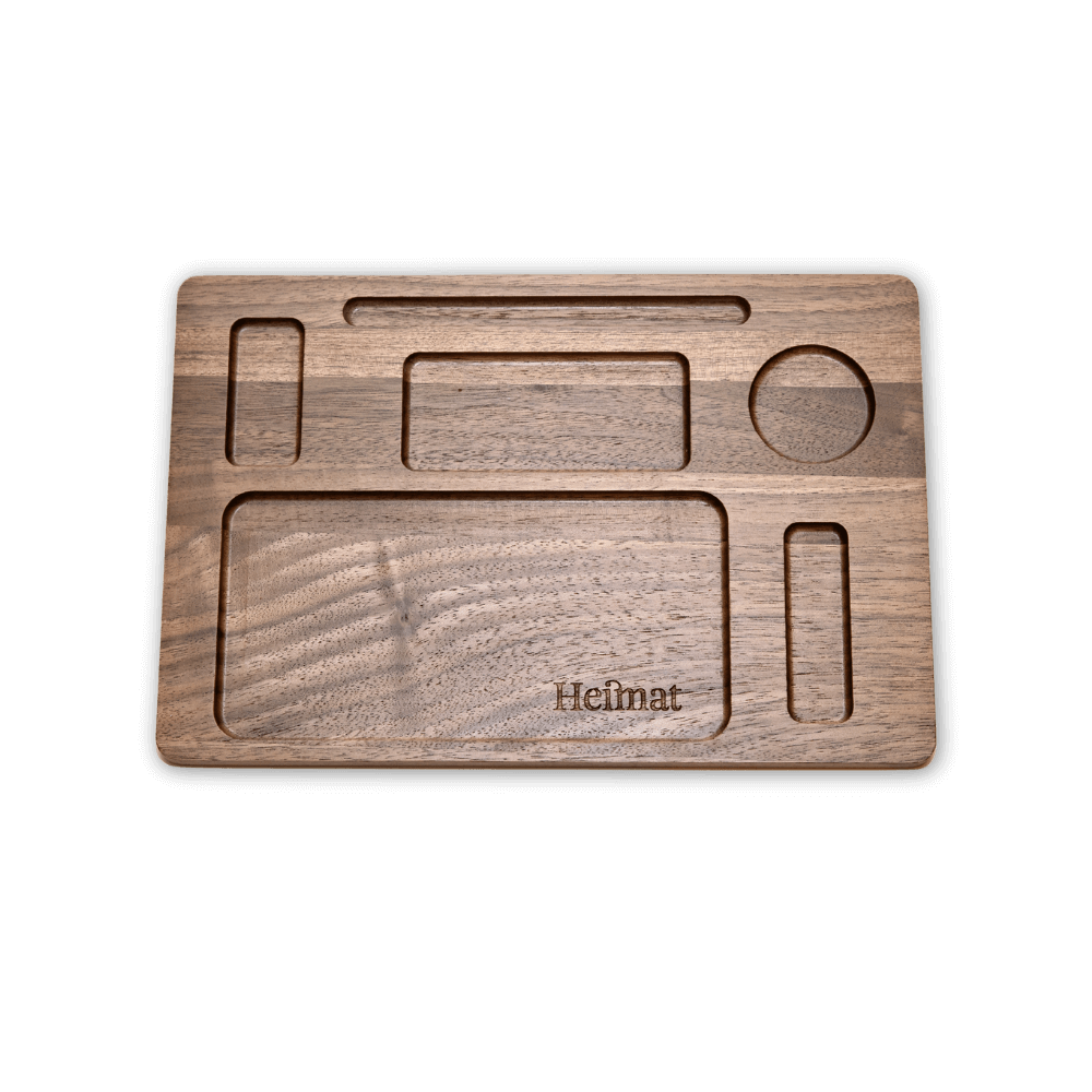 Heimat Mischbrett – Premium Rolltray aus Holz-Heimat
