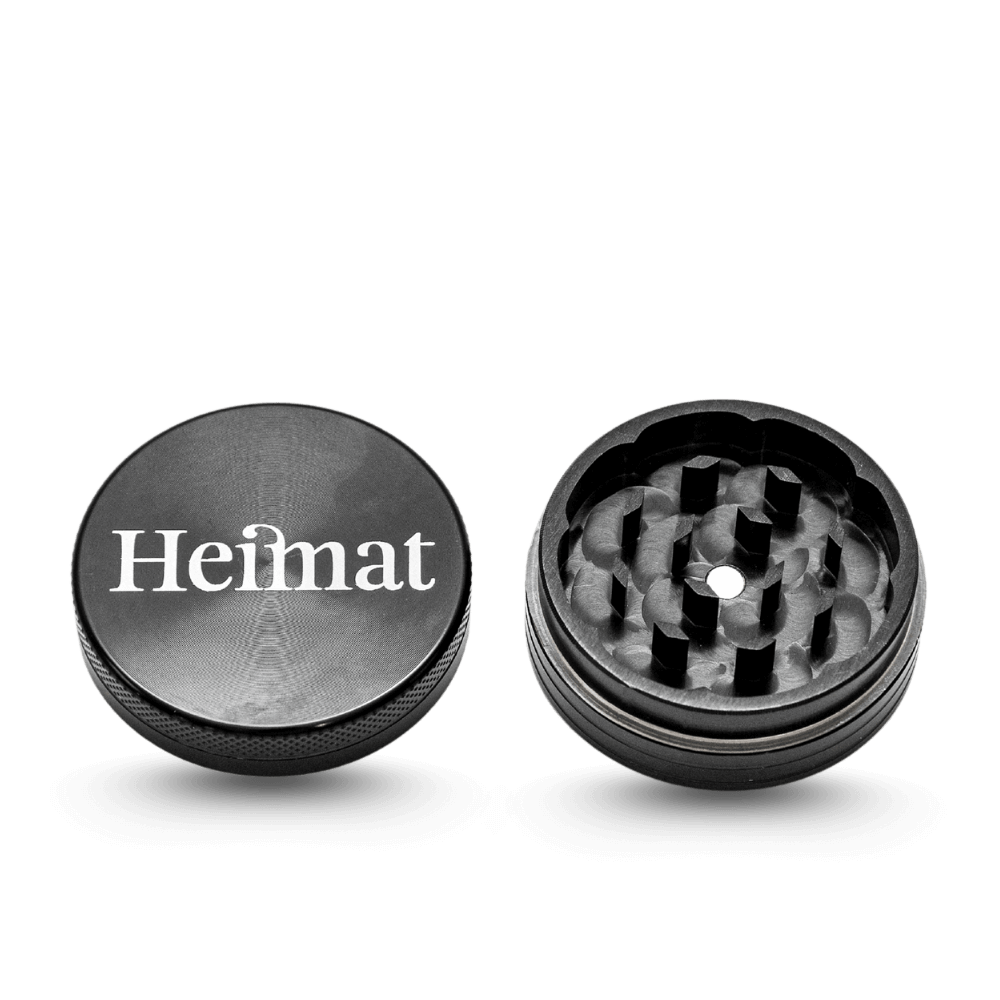 Heimat Aluminium Grinder – Diamond Cut 2-teilig, Ø 50 mm-Heimat